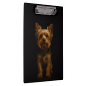 Black 4 Luxe Clipboard, Yorkshire Terrier Klembord (Rechts)