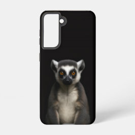Black 4 Luxe Galaxy S21 Case, Gentle Lemur Samsung Galaxy Hoesje