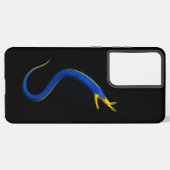 Black 4 Luxe Galaxy S21 Plus, Blue Ribbon Eel Samsung Galaxy Hoesje (Achterkant horizontaal)