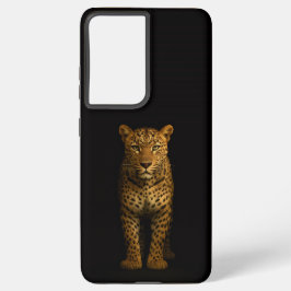 Black 4 Luxe Galaxy S21 Plus, Majestic Leopard Samsung Galaxy Hoesje