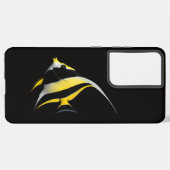 Black 4 Luxe Galaxy S21 Ultra, Moorish Idol Samsung Galaxy Hoesje (Linkerkant)