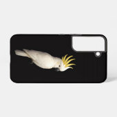 Black 4 Luxe Galaxy S22 Case, Crested Cockatoo Samsung Galaxy Hoesje (Achterkant horizontaal)