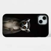Black 4 Luxe, Gentle Lemur iPhone 15 Plus (Verso Horizontal)