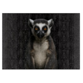 Black 4 Luxe Glass board Gentle Lemur Snijplank