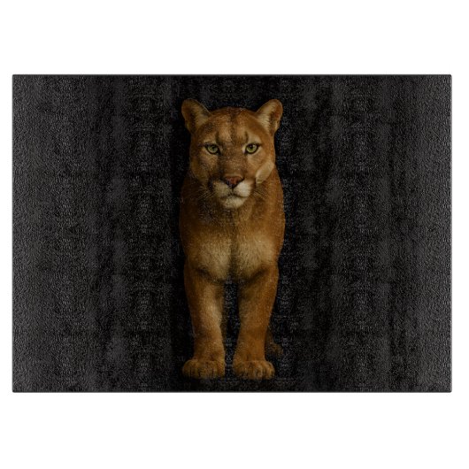 Black 4 Luxe Glass board Silent Prime Puma Snijplank (Voorkant)