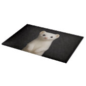 Black 4 Luxe Glass cutting board Stylish Ermine Snijplank (Hoek)