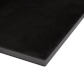Black 4 Luxe Glass cutting board Tender Labrador Snijplank (Hoek)