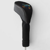 Black 4 Luxe Golf Driver Cover, Dragonet Mandarin Golfheadcover (Schuin)