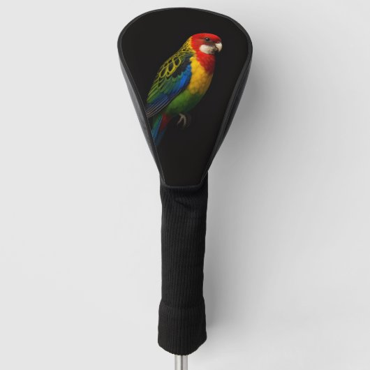 Black 4 Luxe Golf Driver Cover, Eastern Rosella Golfheadcover (Voorkant)