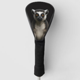 Black 4 Luxe Golf Driver Cover, Gentle Lemur Golfheadcover
