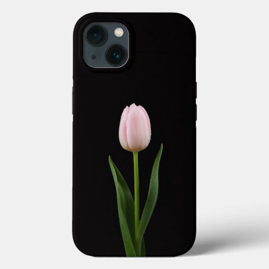 Black 4 Luxe iPhone 13, Blush Pink Tulip Case-Mate iPhone Case (Achterkant)