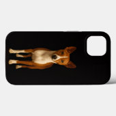 Black 4 Luxe iPhone 13, Classy Basenji Dog Case-Mate iPhone Case (Achterkant (horizontaal))
