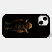 Black 4 Luxe iPhone 14 Mate, American Bison Case-Mate iPhone Case (Achterkant (horizontaal))