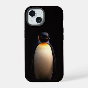 Black 4 Luxe iPhone 15 Coque, Empereur Penguin