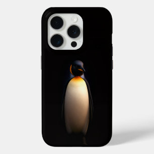 Black 4 Luxe iPhone 15 Pro Mate, Empereur Penguin