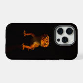 Black 4 Luxe iPhone 15 Pro Mate Léopard Gecko (Verso Horizontal)
