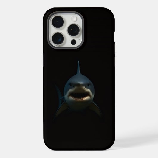 Black 4 Luxe iPhone 15 Pro Max, Requin Blanc (Verso)