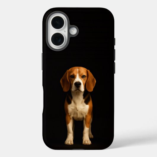 Black 4 Luxe iPhone 16 Mate, Kind Beagle Case-Mate iPhone Case (Achterkant)