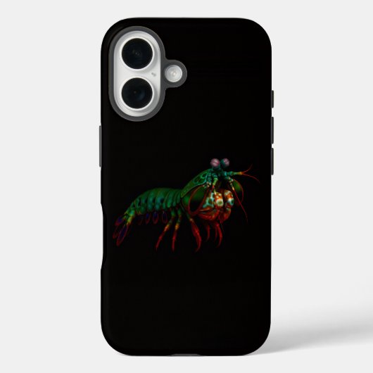 Black 4 Luxe iPhone 16 Mate, Mantis Shrimp Case-Mate iPhone Case (Achterkant)