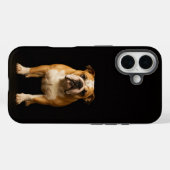 Black 4 Luxe iPhone 16 Mate, Stamina Bulldog Case-Mate iPhone Case (Achterkant (horizontaal))