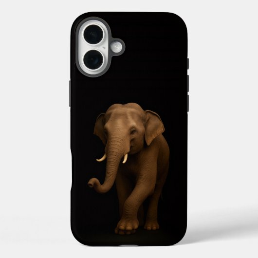 Black 4 Luxe iPhone 16 Plus, Indian Elephant Case-Mate iPhone Case (Achterkant)