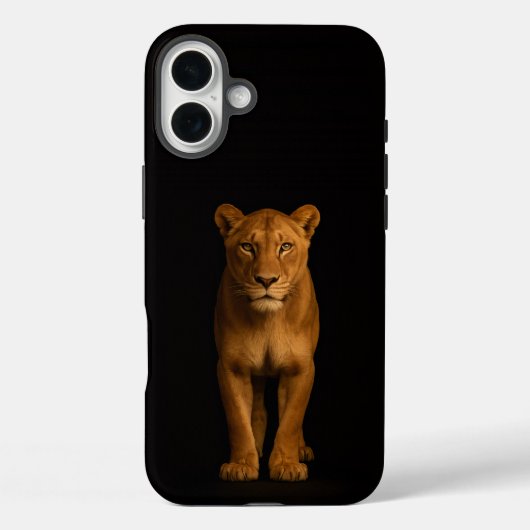 Black 4 Luxe iPhone 16 Plus, Noble Lioness Case-Mate iPhone Case (Achterkant)