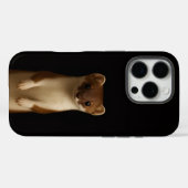 Black 4 Luxe iPhone 16 Pro, Elegant Weasel Case-Mate iPhone Case (Achterkant (horizontaal))