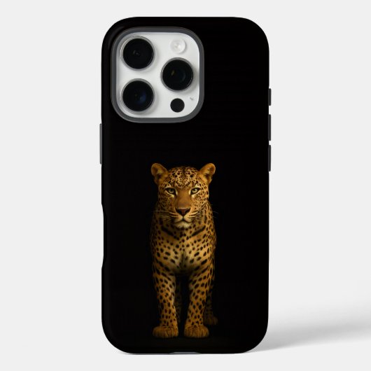 Black 4 Luxe iPhone 16 Pro, Majestic Leopard Case-Mate iPhone Case (Achterkant)
