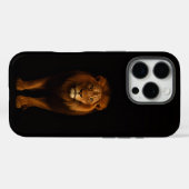 Black 4 Luxe iPhone 16 Pro, Majestic Lion Case-Mate iPhone Case (Achterkant (horizontaal))