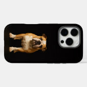 Black 4 Luxe iPhone 16 Pro, Stamina Bulldog Case-Mate iPhone Case (Achterkant (horizontaal))