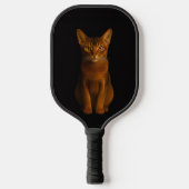 Black 4 Luxe Pickleball Paddle, Abyssinian Beauty Pickleball Paddle (Voorkant)