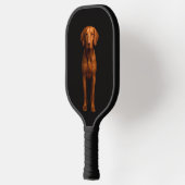 Black 4 Luxe Pickleball Paddle, Agile Vizsla Dog Pickleball Paddle (Links)