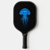 Black 4 Luxe Pickleball Paddle, Blue Jellyfish Pickleball Paddle (Achterkant)