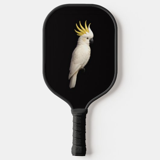 Black 4 Luxe Pickleball Paddle, Crested Cockatoo Paddle (Achterkant)