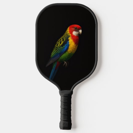 Black 4 Luxe Pickleball Paddle, Eastern Rosella Paddle (Achterkant)