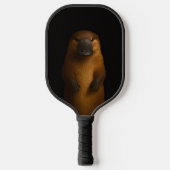 Black 4 Luxe Pickleball Paddle, Elegant Platypus Pickleball Paddle (Voorkant)