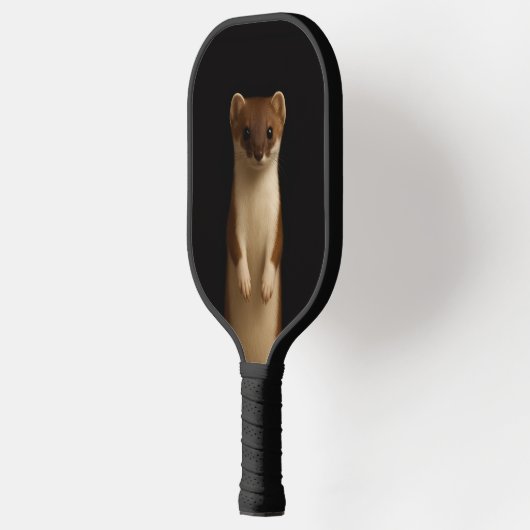 Black 4 Luxe Pickleball Paddle, Elegant Weasel Pickleball Paddle (Links)