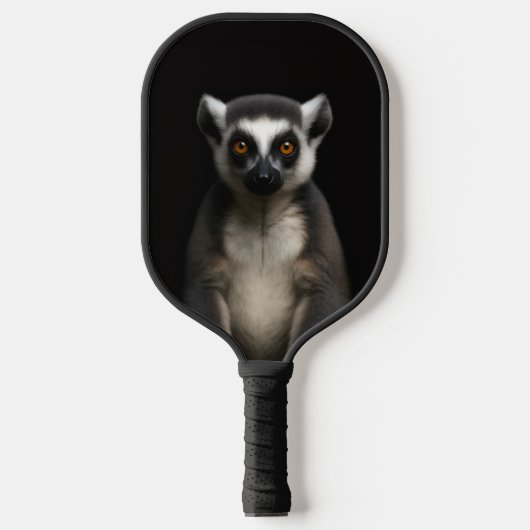 Black 4 Luxe Pickleball Paddle, Gentle Lemur Paddle (Voorkant)