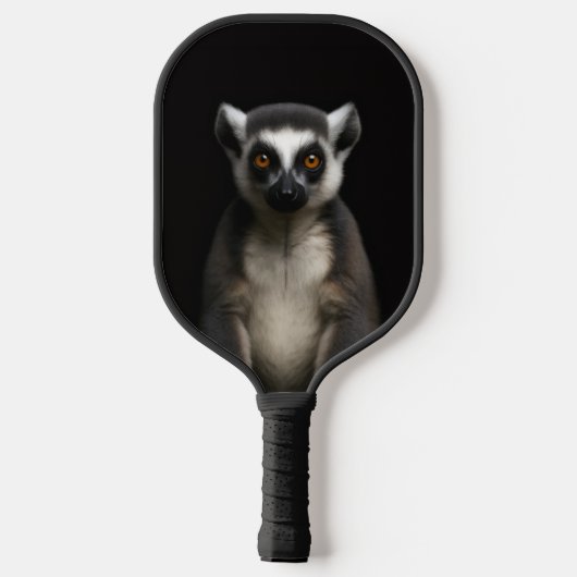 Black 4 Luxe Pickleball Paddle, Gentle Lemur Pickleball Paddle (Achterkant)