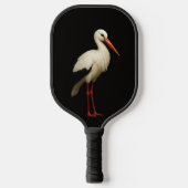 Black 4 Luxe Pickleball Paddle, Graceful Stork Paddle (Voorkant)