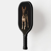 Black 4 Luxe Pickleball Paddle, Hairless Terrier Paddle (Links)