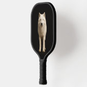 Black 4 Luxe Pickleball Paddle, Ivory Arctic Wolf Paddle (Links)
