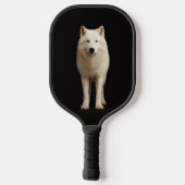 Black 4 Luxe Pickleball Paddle, Ivory Arctic Wolf Pickleball Paddle (Achterkant)