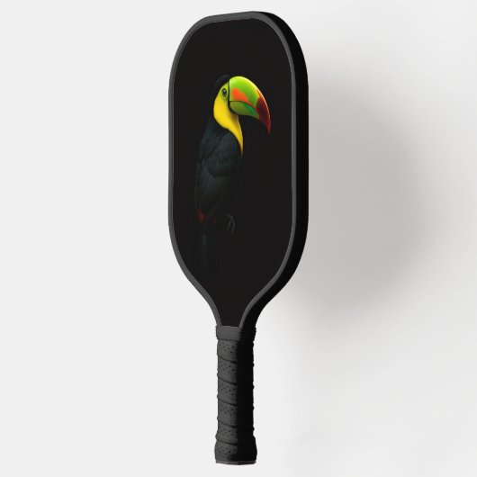 Black 4 Luxe Pickleball Paddle, Keel Billed Tucan Pickleball Paddle (Links)