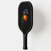 Black 4 Luxe Pickleball Paddle, Lorikeet Parrot Paddle (Links)
