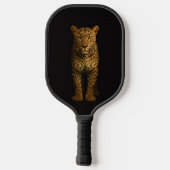 Black 4 Luxe Pickleball Paddle, Majestic Leopard Pickleball Paddle (Achterkant)