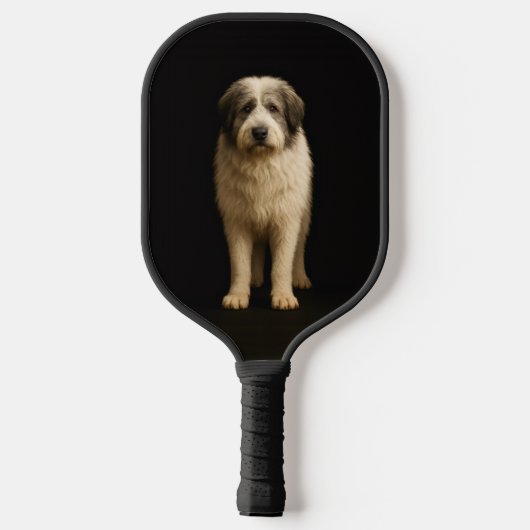 Black 4 Luxe Pickleball Paddle, Mioritic Shepherd Pickleball Paddle (Achterkant)