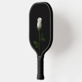 Black 4 Luxe Pickleball Paddle, Pure White Rose Paddle (Links)