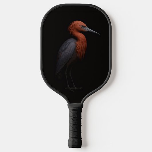 Black 4 Luxe Pickleball Paddle, Reddish Egret Paddle (Achterkant)