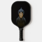 Black 4 Luxe Pickleball Paddle, Shoebill Bird Paddle (Voorkant)